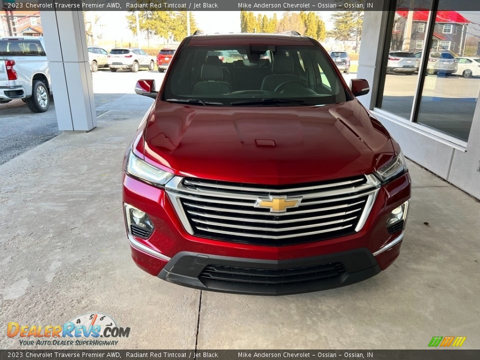 2023 Chevrolet Traverse Premier AWD Radiant Red Tintcoat / Jet Black Photo #3