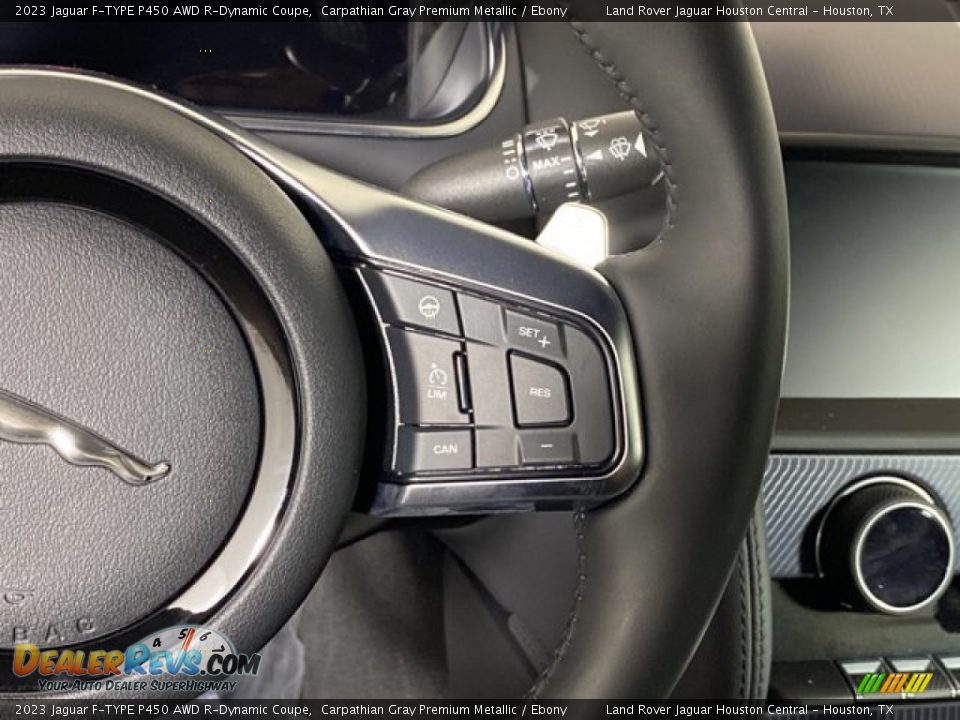 2023 Jaguar F-TYPE P450 AWD R-Dynamic Coupe Steering Wheel Photo #18