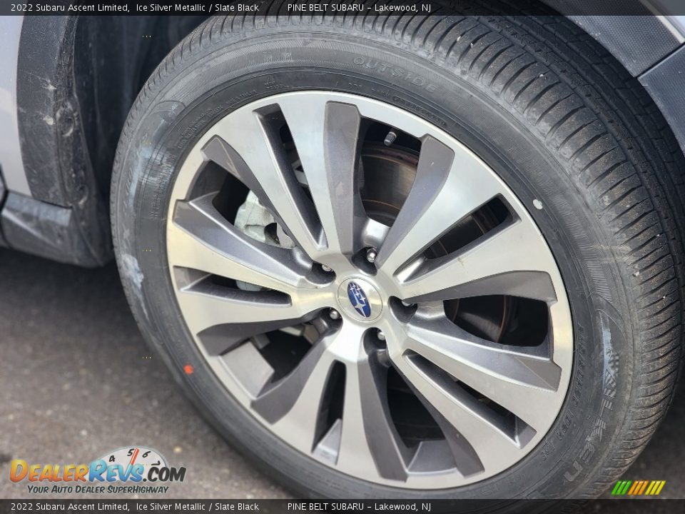 2022 Subaru Ascent Limited Ice Silver Metallic / Slate Black Photo #8