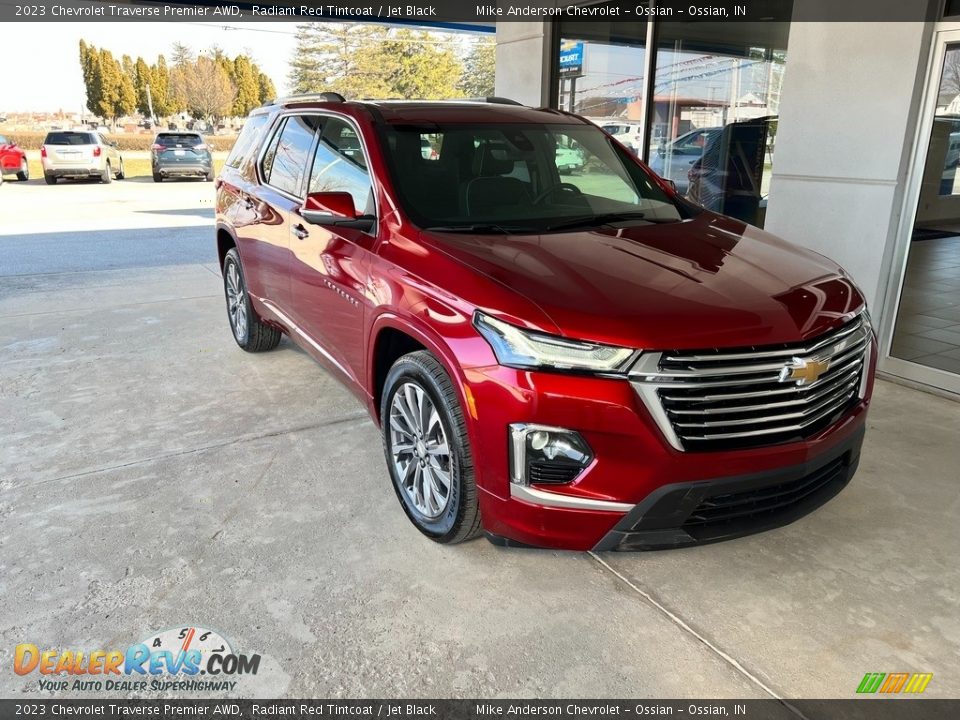 2023 Chevrolet Traverse Premier AWD Radiant Red Tintcoat / Jet Black Photo #5