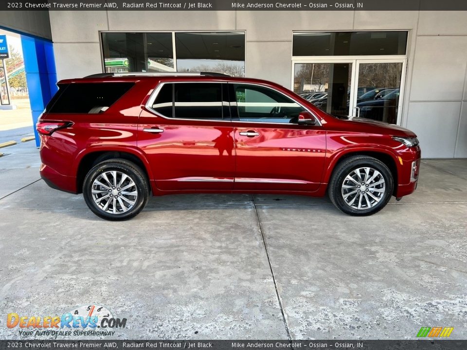 2023 Chevrolet Traverse Premier AWD Radiant Red Tintcoat / Jet Black Photo #6