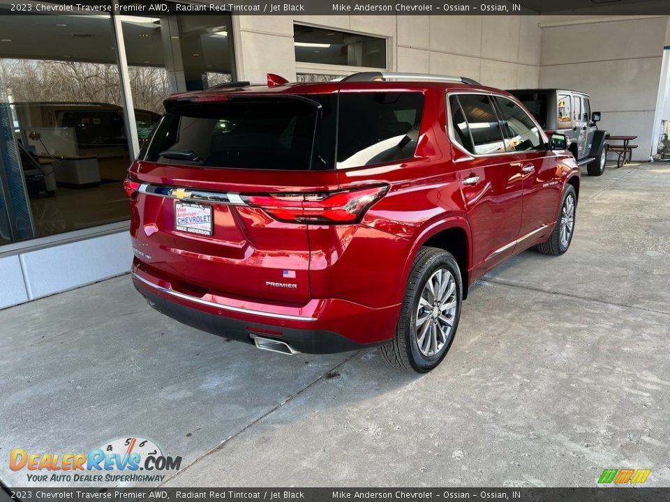 2023 Chevrolet Traverse Premier AWD Radiant Red Tintcoat / Jet Black Photo #7