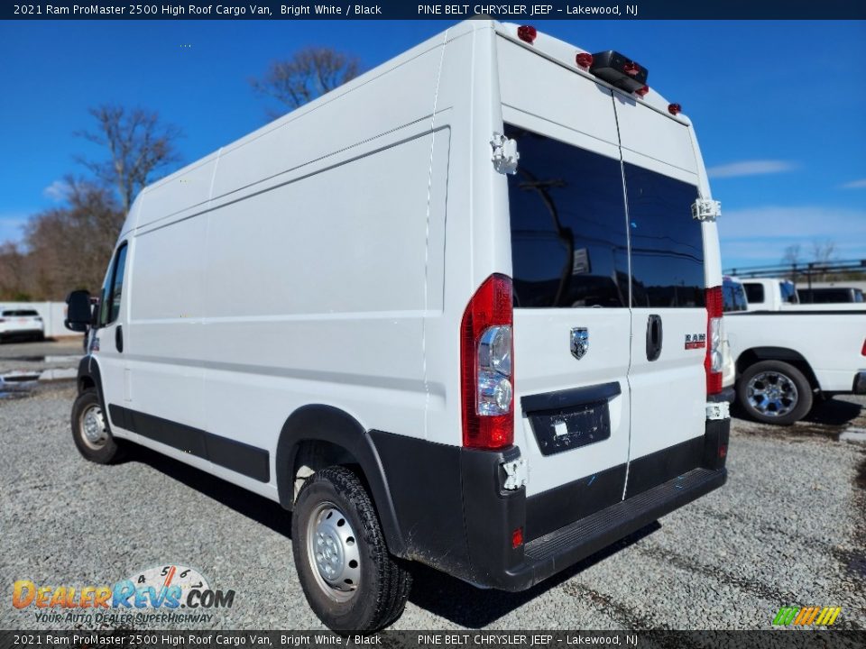 2021 Ram ProMaster 2500 High Roof Cargo Van Bright White / Black Photo #10