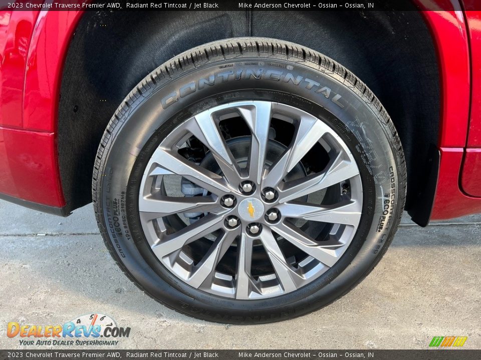 2023 Chevrolet Traverse Premier AWD Radiant Red Tintcoat / Jet Black Photo #15