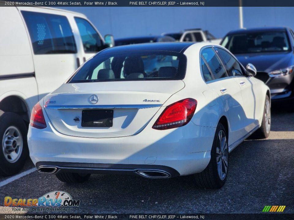 2020 Mercedes-Benz C 300 4Matic Sedan Polar White / Black Photo #3