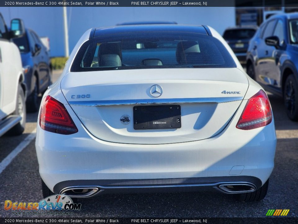 2020 Mercedes-Benz C 300 4Matic Sedan Polar White / Black Photo #4