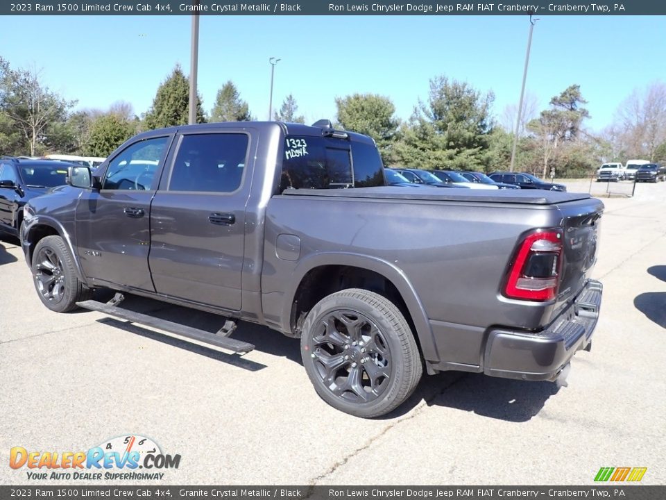 2023 Ram 1500 Limited Crew Cab 4x4 Granite Crystal Metallic / Black Photo #3