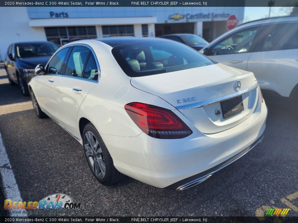 2020 Mercedes-Benz C 300 4Matic Sedan Polar White / Black Photo #6