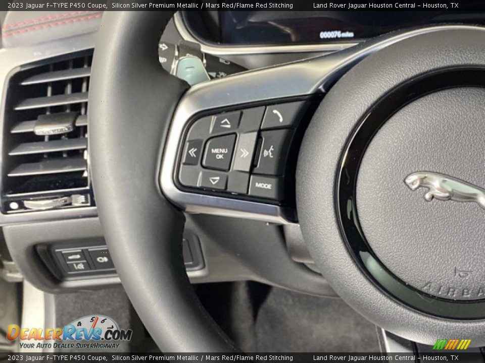 2023 Jaguar F-TYPE P450 Coupe Steering Wheel Photo #17
