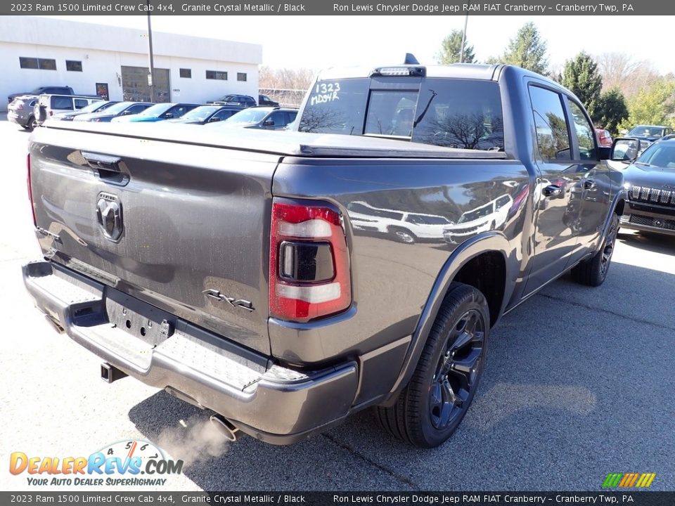 2023 Ram 1500 Limited Crew Cab 4x4 Granite Crystal Metallic / Black Photo #5