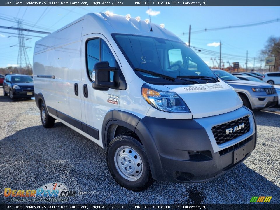 2021 Ram ProMaster 2500 High Roof Cargo Van Bright White / Black Photo #3