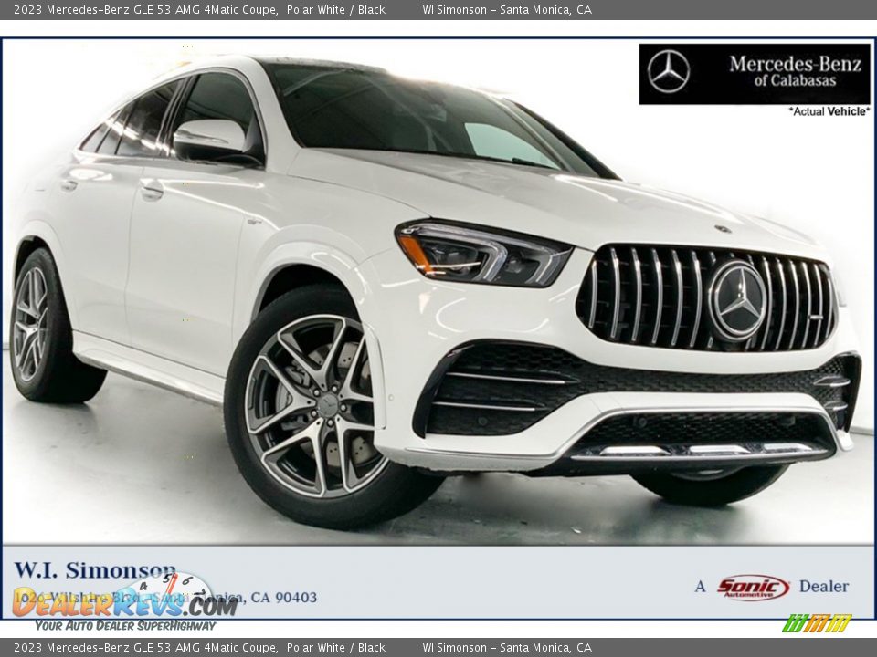 2023 Mercedes-Benz GLE 53 AMG 4Matic Coupe Polar White / Black Photo #1