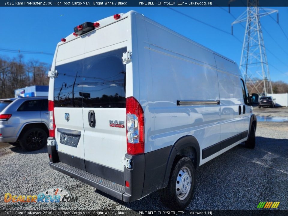 2021 Ram ProMaster 2500 High Roof Cargo Van Bright White / Black Photo #8