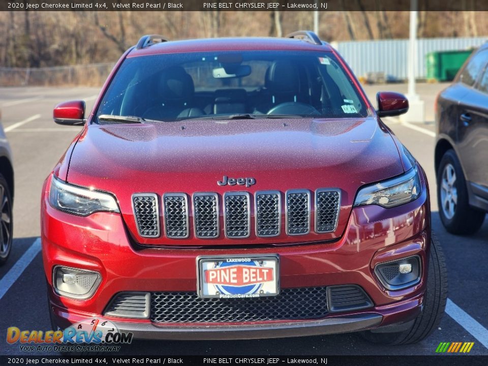 2020 Jeep Cherokee Limited 4x4 Velvet Red Pearl / Black Photo #2