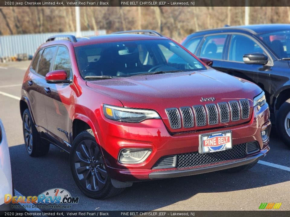 2020 Jeep Cherokee Limited 4x4 Velvet Red Pearl / Black Photo #3