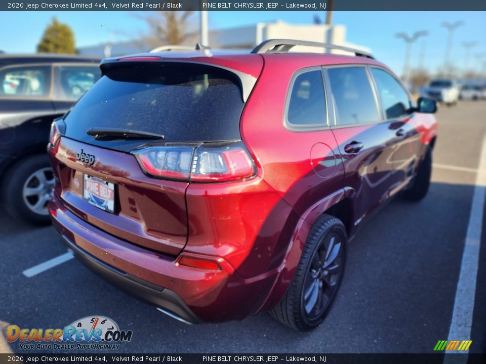 2020 Jeep Cherokee Limited 4x4 Velvet Red Pearl / Black Photo #6