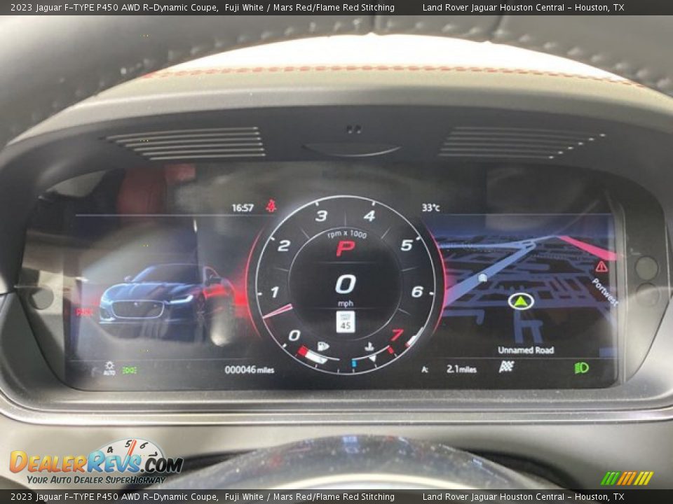 2023 Jaguar F-TYPE P450 AWD R-Dynamic Coupe Gauges Photo #14