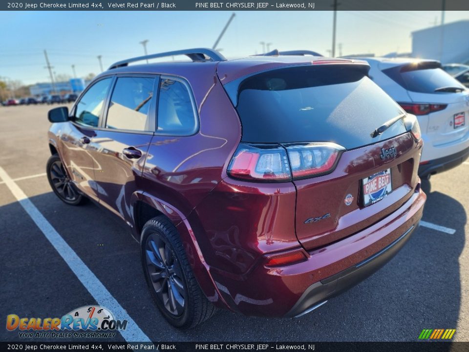 2020 Jeep Cherokee Limited 4x4 Velvet Red Pearl / Black Photo #8