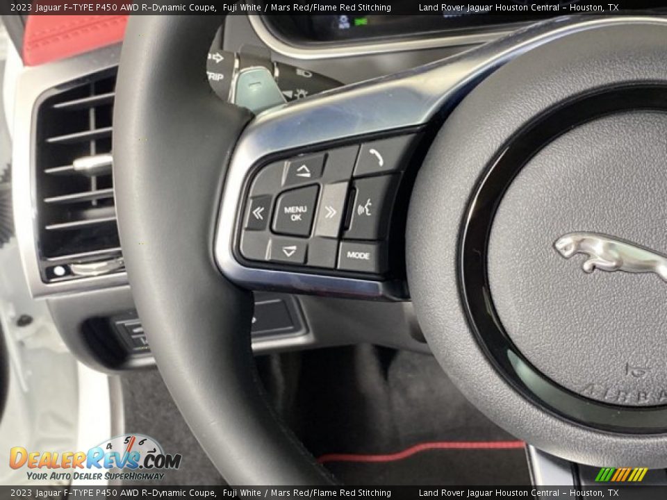 2023 Jaguar F-TYPE P450 AWD R-Dynamic Coupe Steering Wheel Photo #17