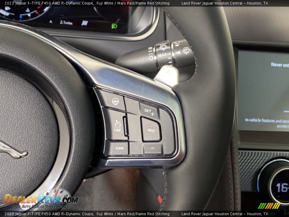 2023 Jaguar F-TYPE P450 AWD R-Dynamic Coupe Steering Wheel Photo #18