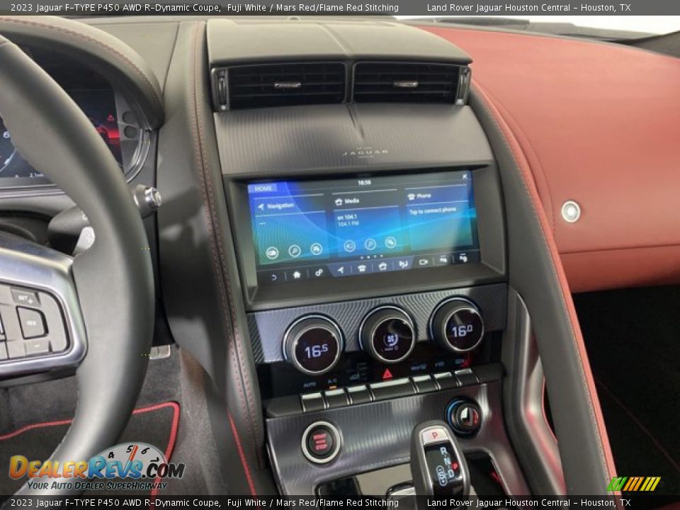 Controls of 2023 Jaguar F-TYPE P450 AWD R-Dynamic Coupe Photo #19