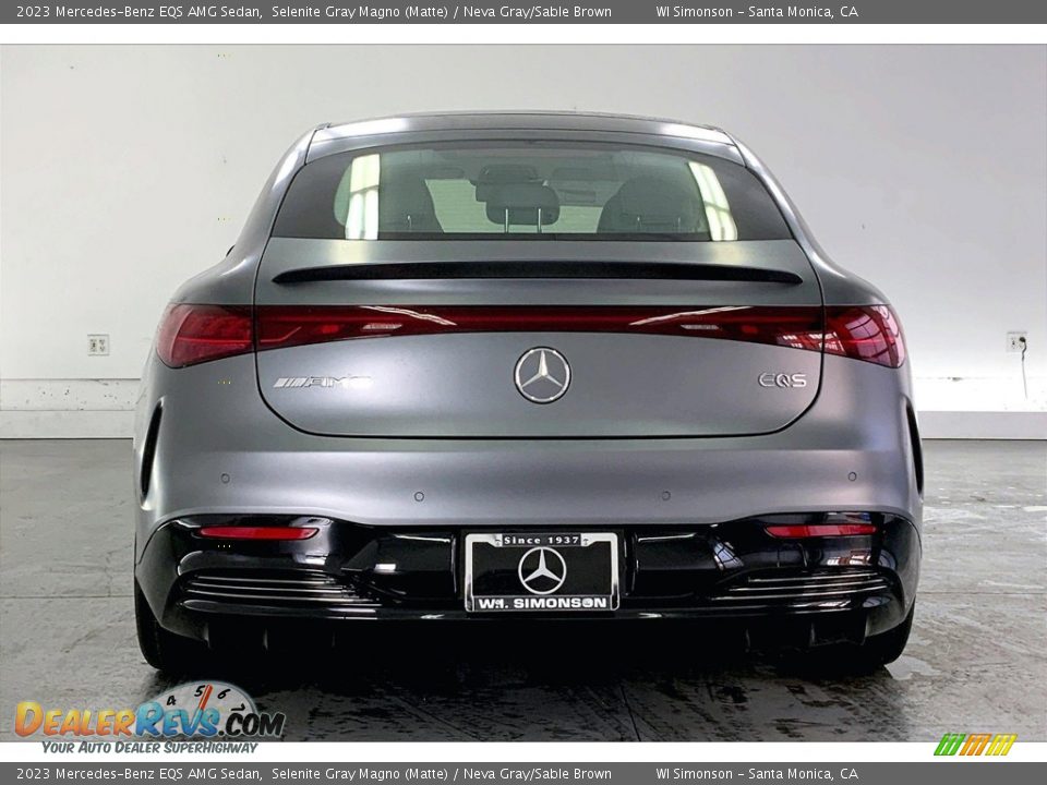 2023 Mercedes-Benz EQS AMG Sedan Selenite Gray Magno (Matte) / Neva Gray/Sable Brown Photo #3