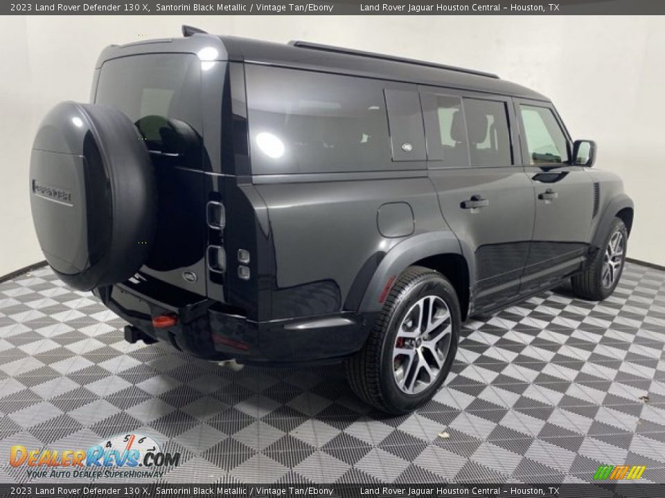 2023 Land Rover Defender 130 X Santorini Black Metallic / Vintage Tan/Ebony Photo #2