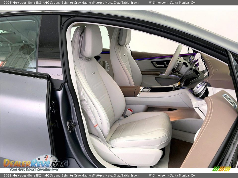 Front Seat of 2023 Mercedes-Benz EQS AMG Sedan Photo #5