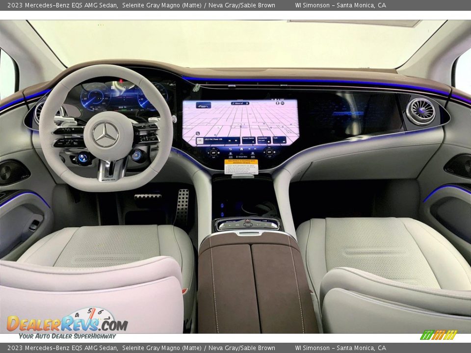 Dashboard of 2023 Mercedes-Benz EQS AMG Sedan Photo #6