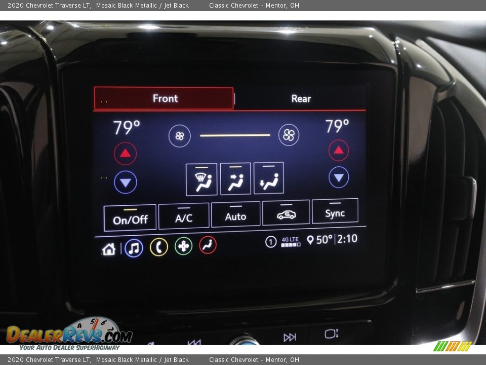 2020 Chevrolet Traverse LT Mosaic Black Metallic / Jet Black Photo #12