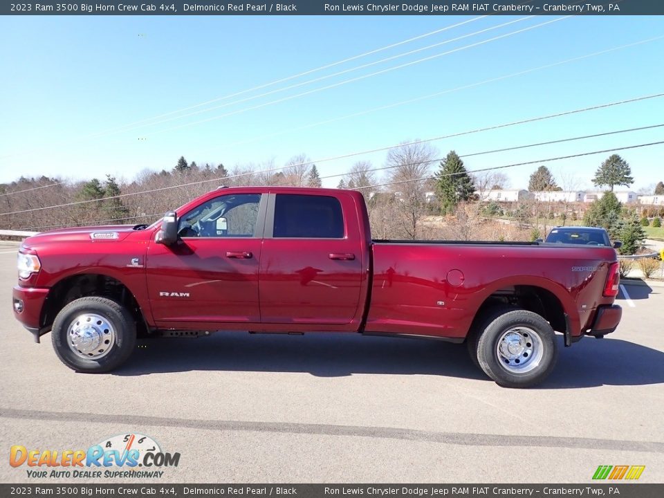 Delmonico Red Pearl 2023 Ram 3500 Big Horn Crew Cab 4x4 Photo #2