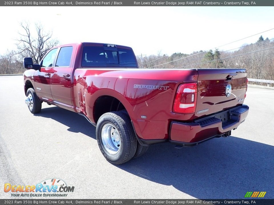 2023 Ram 3500 Big Horn Crew Cab 4x4 Delmonico Red Pearl / Black Photo #3