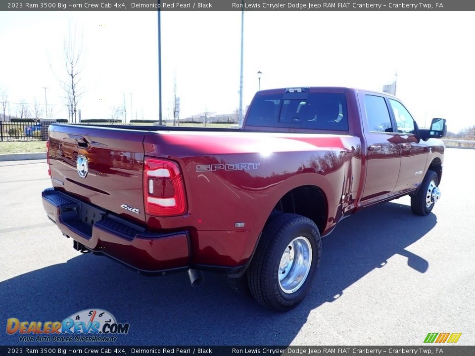 2023 Ram 3500 Big Horn Crew Cab 4x4 Delmonico Red Pearl / Black Photo #5