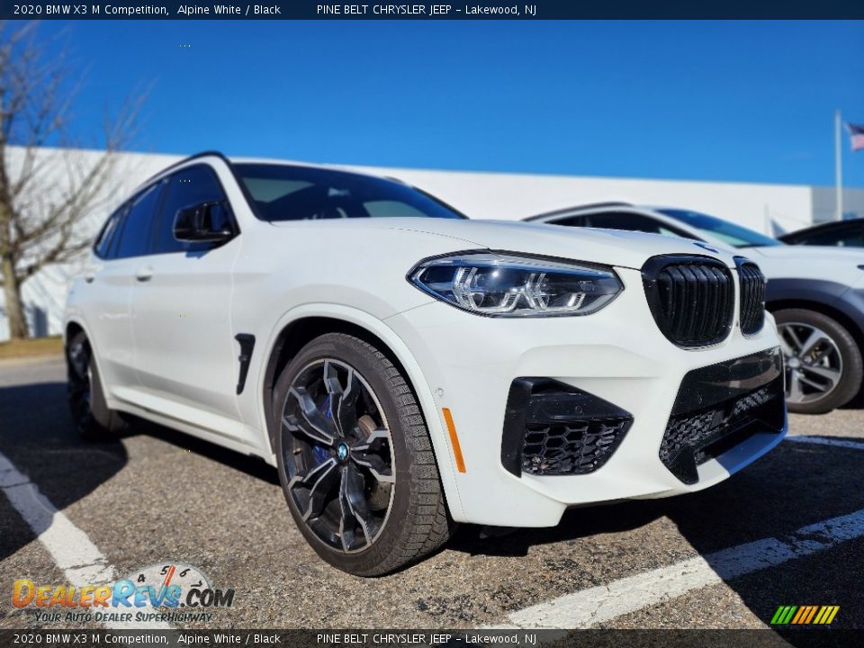 2020 BMW X3 M Competition Alpine White / Black Photo #2