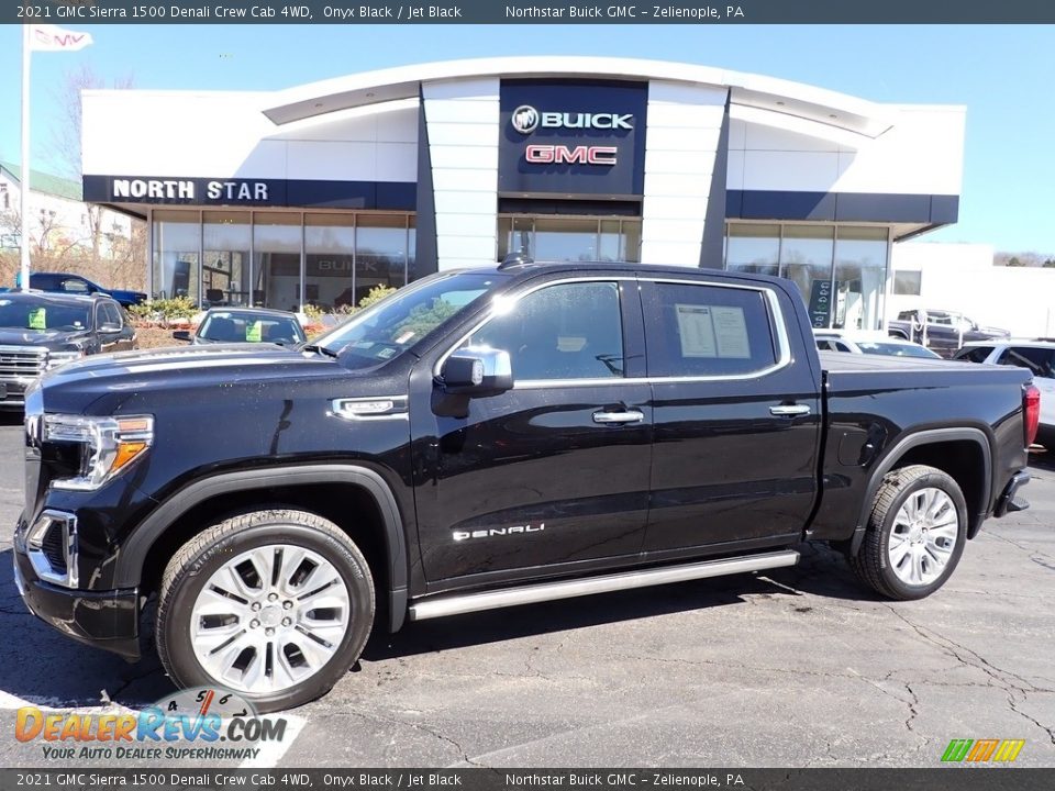 2021 GMC Sierra 1500 Denali Crew Cab 4WD Onyx Black / Jet Black Photo #1