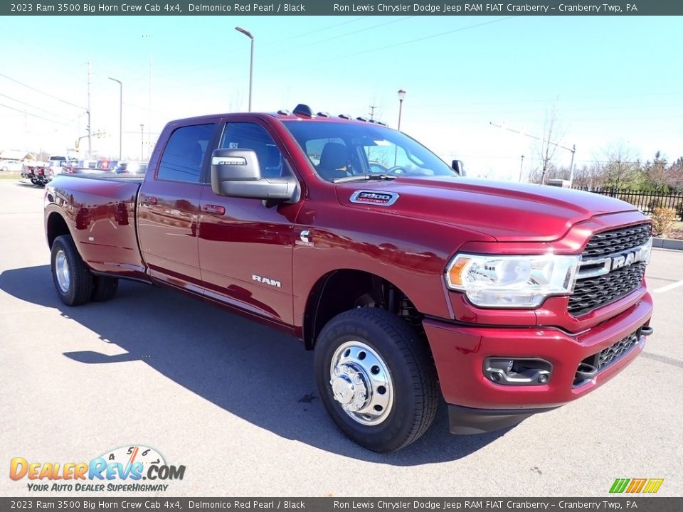 Front 3/4 View of 2023 Ram 3500 Big Horn Crew Cab 4x4 Photo #7
