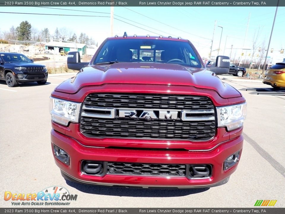 2023 Ram 3500 Big Horn Crew Cab 4x4 Delmonico Red Pearl / Black Photo #8