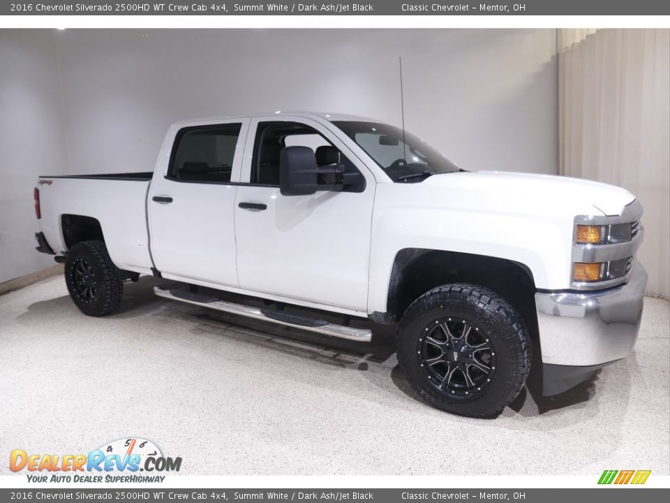 2016 Chevrolet Silverado 2500HD WT Crew Cab 4x4 Summit White / Dark Ash/Jet Black Photo #1