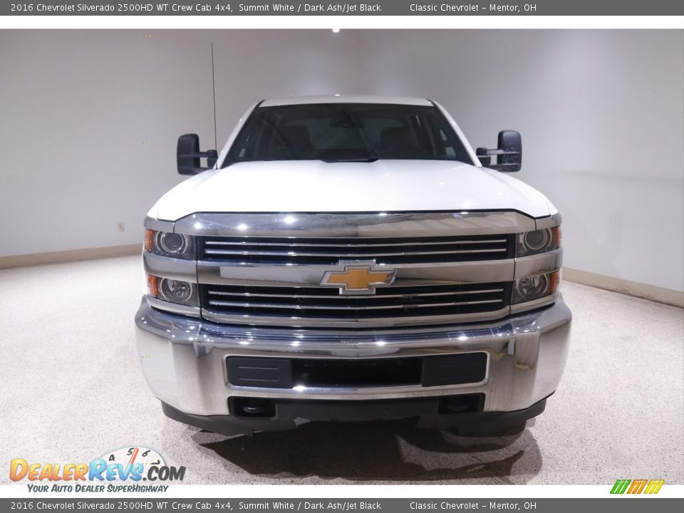 2016 Chevrolet Silverado 2500HD WT Crew Cab 4x4 Summit White / Dark Ash/Jet Black Photo #2