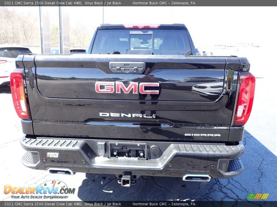 2021 GMC Sierra 1500 Denali Crew Cab 4WD Onyx Black / Jet Black Photo #5