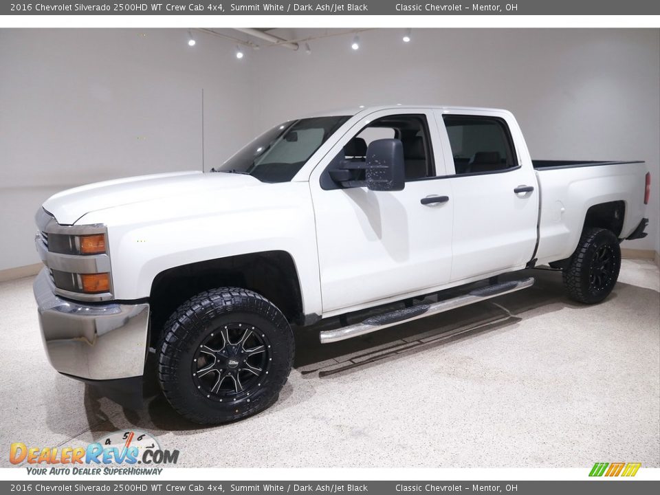 2016 Chevrolet Silverado 2500HD WT Crew Cab 4x4 Summit White / Dark Ash/Jet Black Photo #3