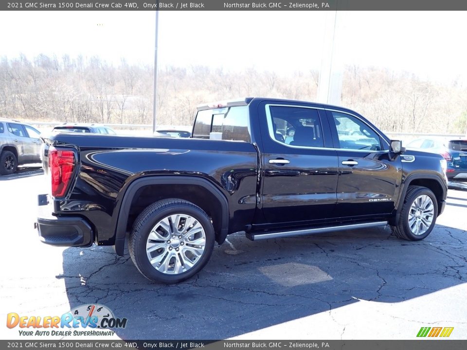 2021 GMC Sierra 1500 Denali Crew Cab 4WD Onyx Black / Jet Black Photo #7