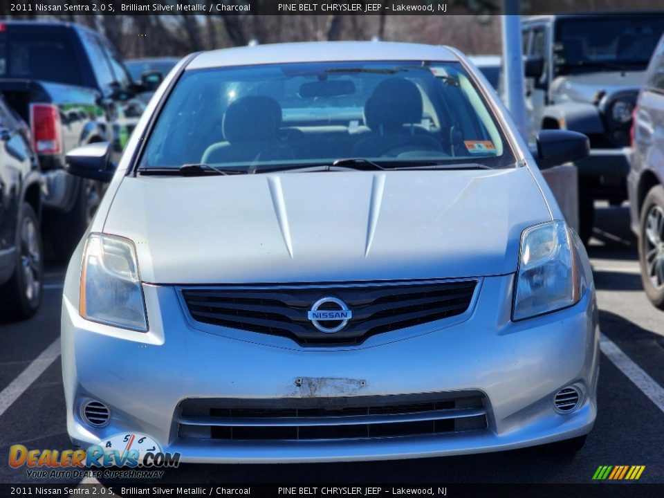 2011 Nissan Sentra 2.0 S Brilliant Silver Metallic / Charcoal Photo #2