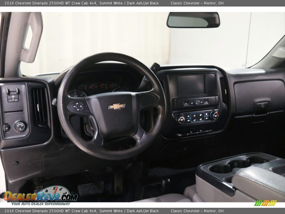 2016 Chevrolet Silverado 2500HD WT Crew Cab 4x4 Summit White / Dark Ash/Jet Black Photo #6