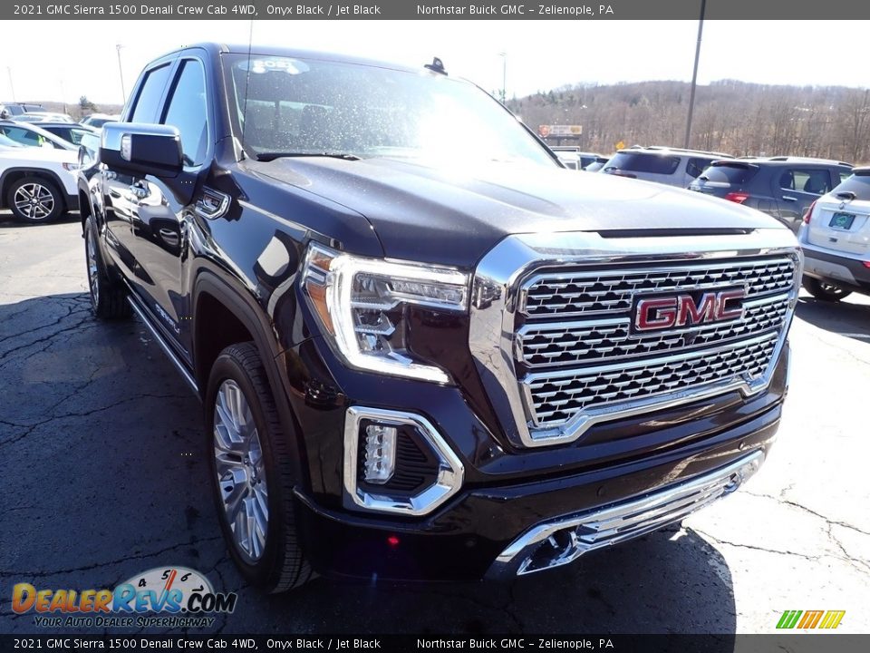 2021 GMC Sierra 1500 Denali Crew Cab 4WD Onyx Black / Jet Black Photo #10