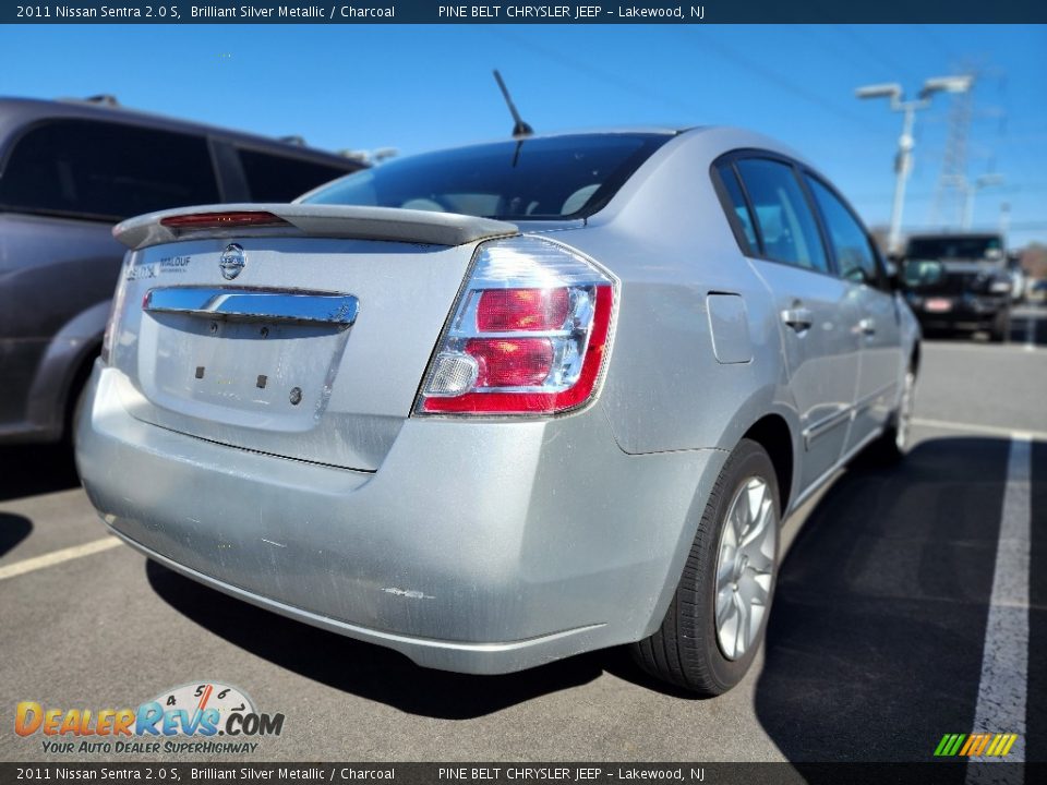 2011 Nissan Sentra 2.0 S Brilliant Silver Metallic / Charcoal Photo #6