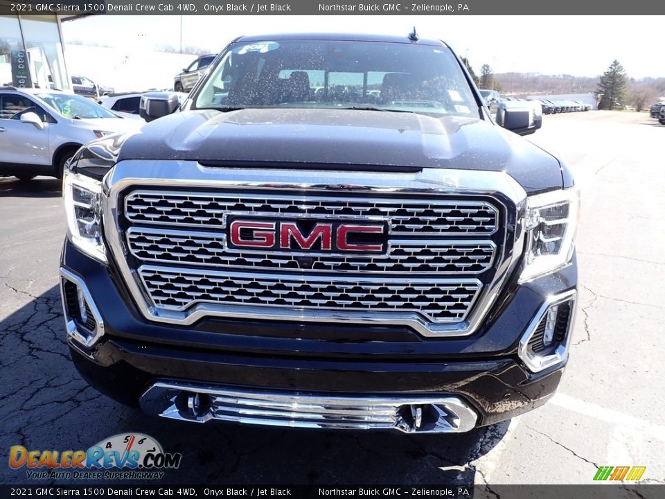 2021 GMC Sierra 1500 Denali Crew Cab 4WD Onyx Black / Jet Black Photo #11