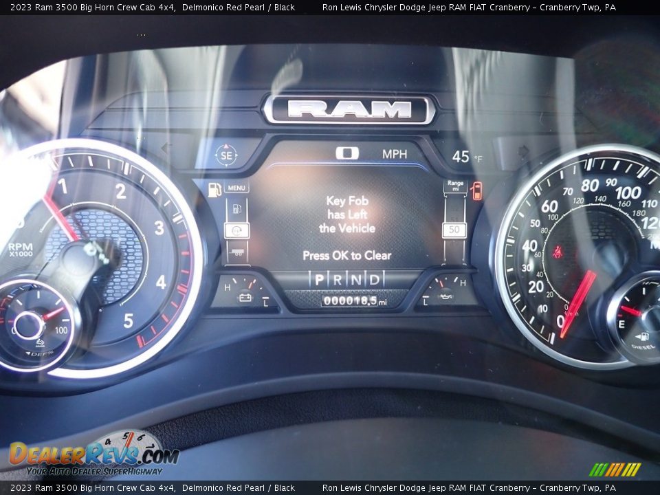 2023 Ram 3500 Big Horn Crew Cab 4x4 Gauges Photo #18