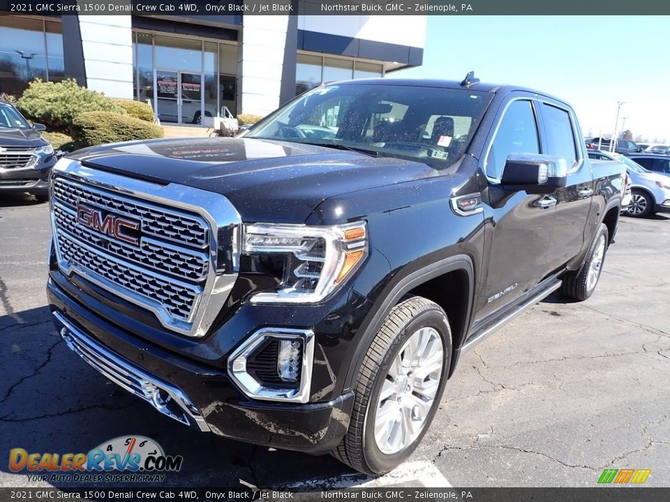 2021 GMC Sierra 1500 Denali Crew Cab 4WD Onyx Black / Jet Black Photo #12