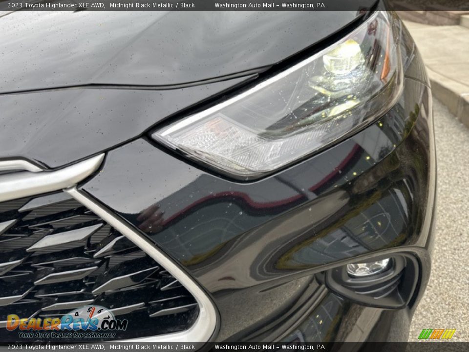 2023 Toyota Highlander XLE AWD Midnight Black Metallic / Black Photo #26